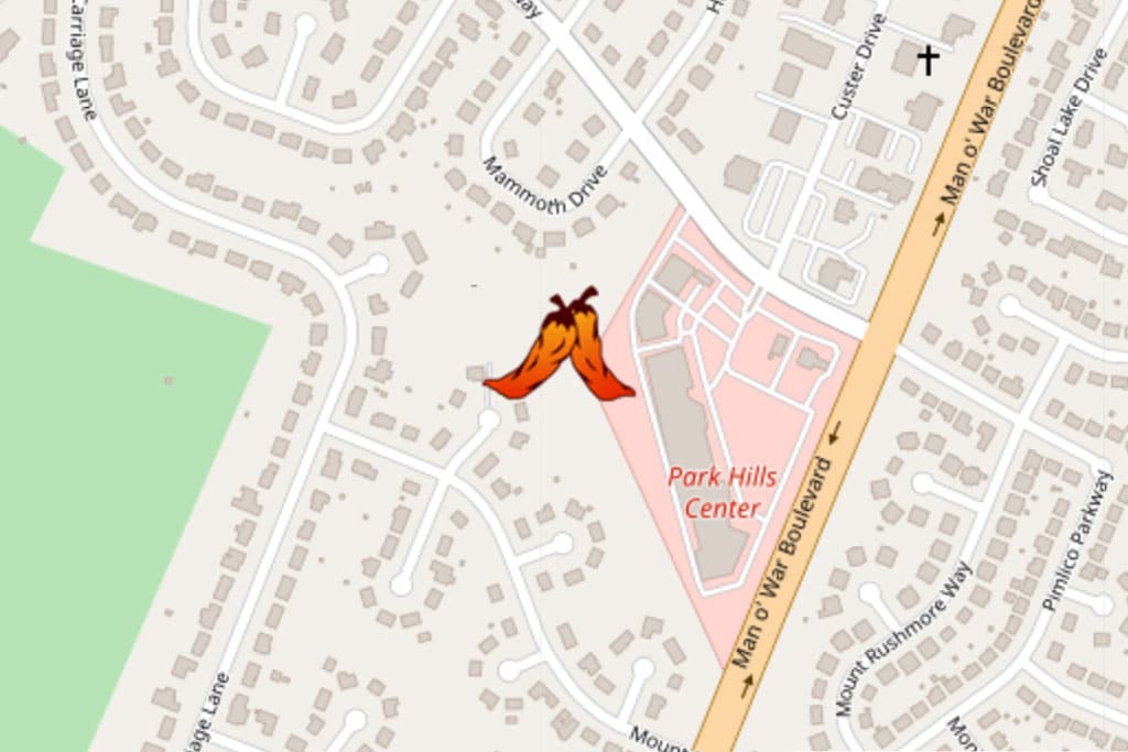 Map of Taco Tico at 3110 Pimlico Parkway Lexington, KY 40517