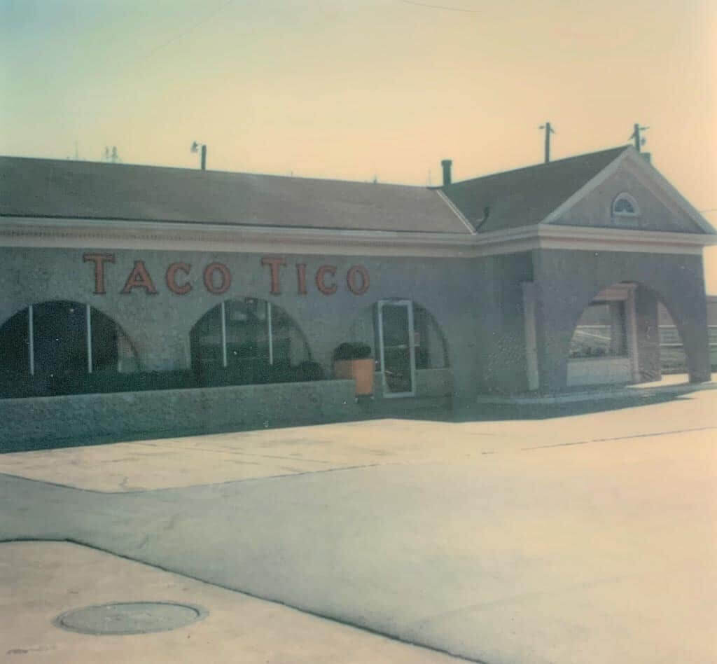 Image of original Taco Tico location on Richmond Rd. in 1974